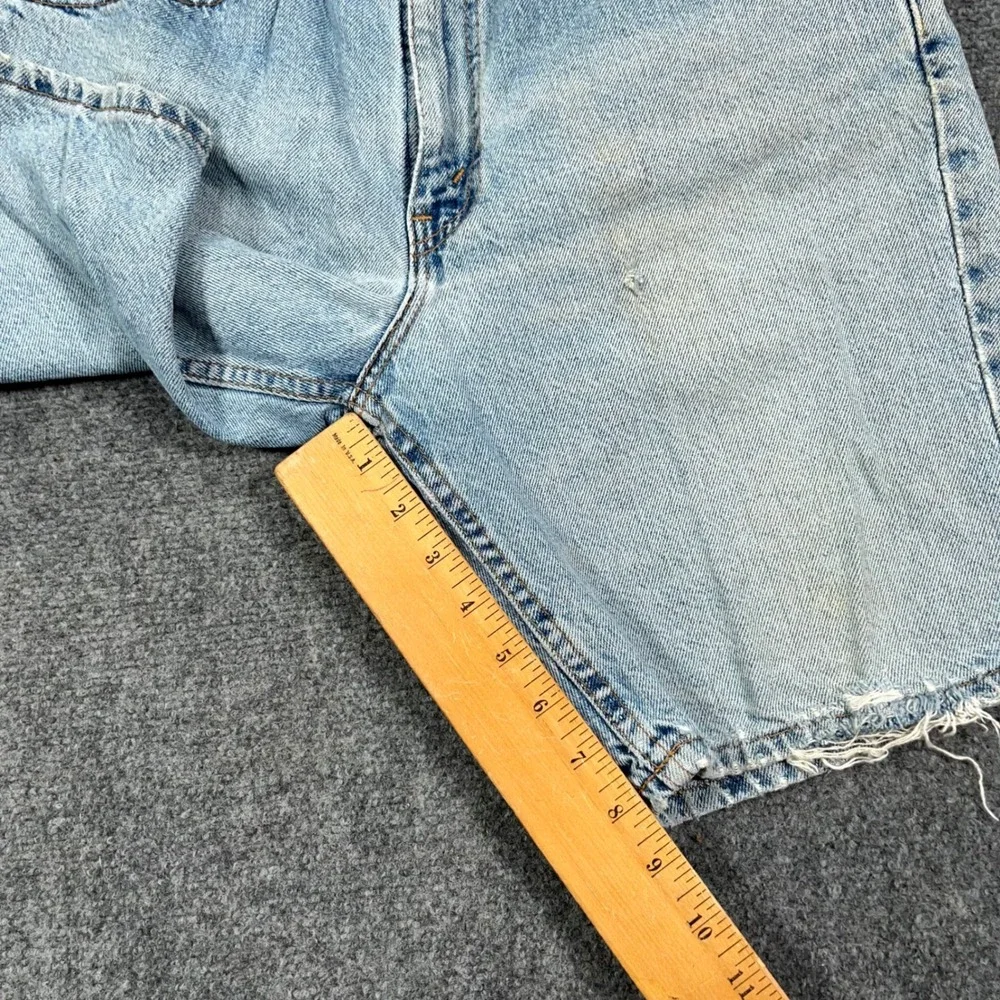 VTG '01 Levi's 505 Regular Fit Denim Shorts Mens 33 Made in USA Light Wash Dad